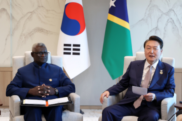 PM Sogavare and President HE Yoon Suk Yoel