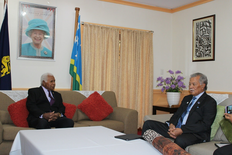 PIF Secretary General, Henry Puna pays courtesy visit to Governor General