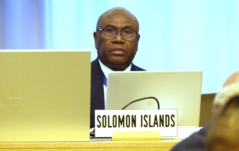 Solomon Islands Ambassador to the European Union, His Excellency Mr. Moses Kouni Mose.